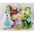 stuffed club penguin plush, soft penguin toy